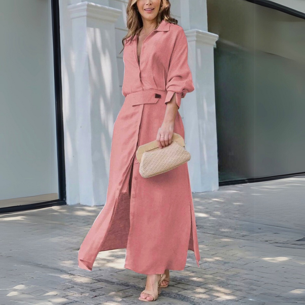 Vestido Jeanette™ - Diseño favorece el cuello y estiliza la figura