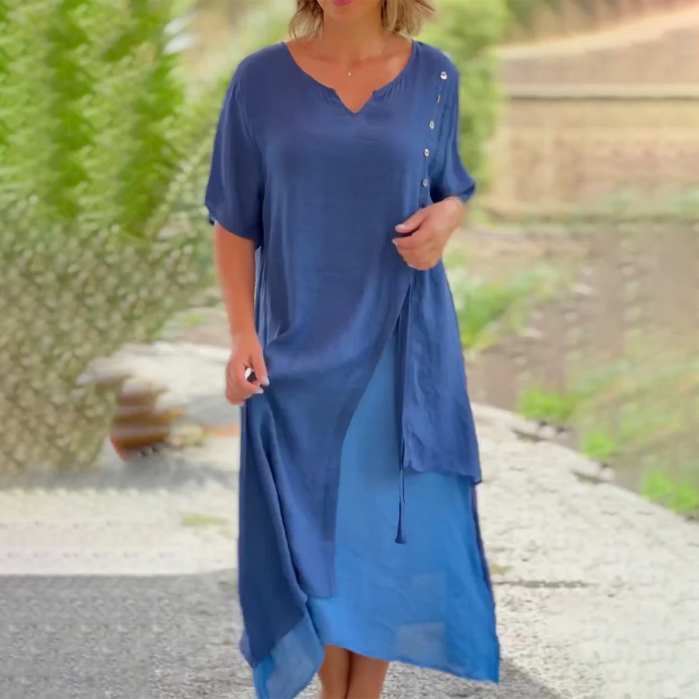 Vestido Ligero de Verano Felina™: ¡Elegancia Atemporal para tus Días Soleados! ✨