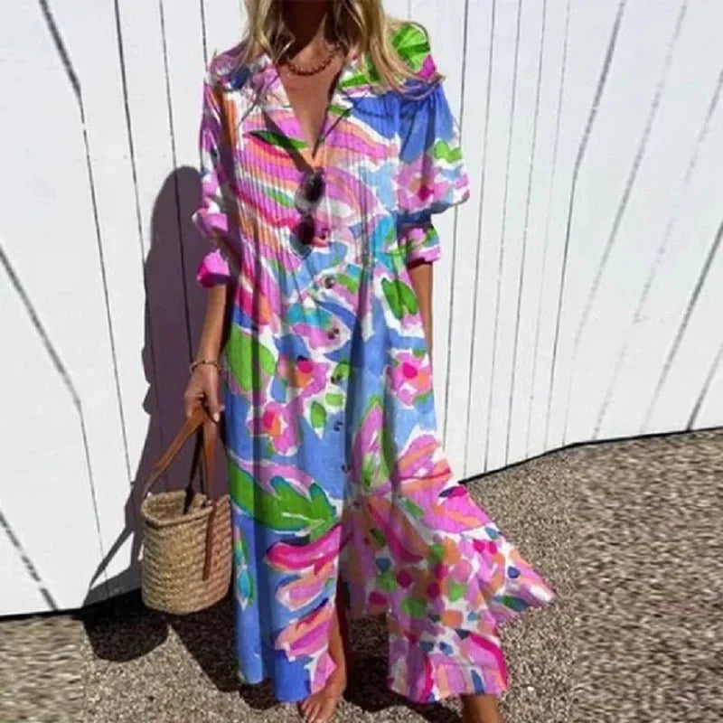 vestido versátil del verano - frescura y alegria