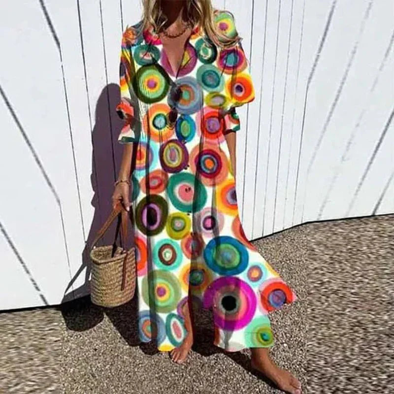 vestido versátil del verano - frescura y alegria