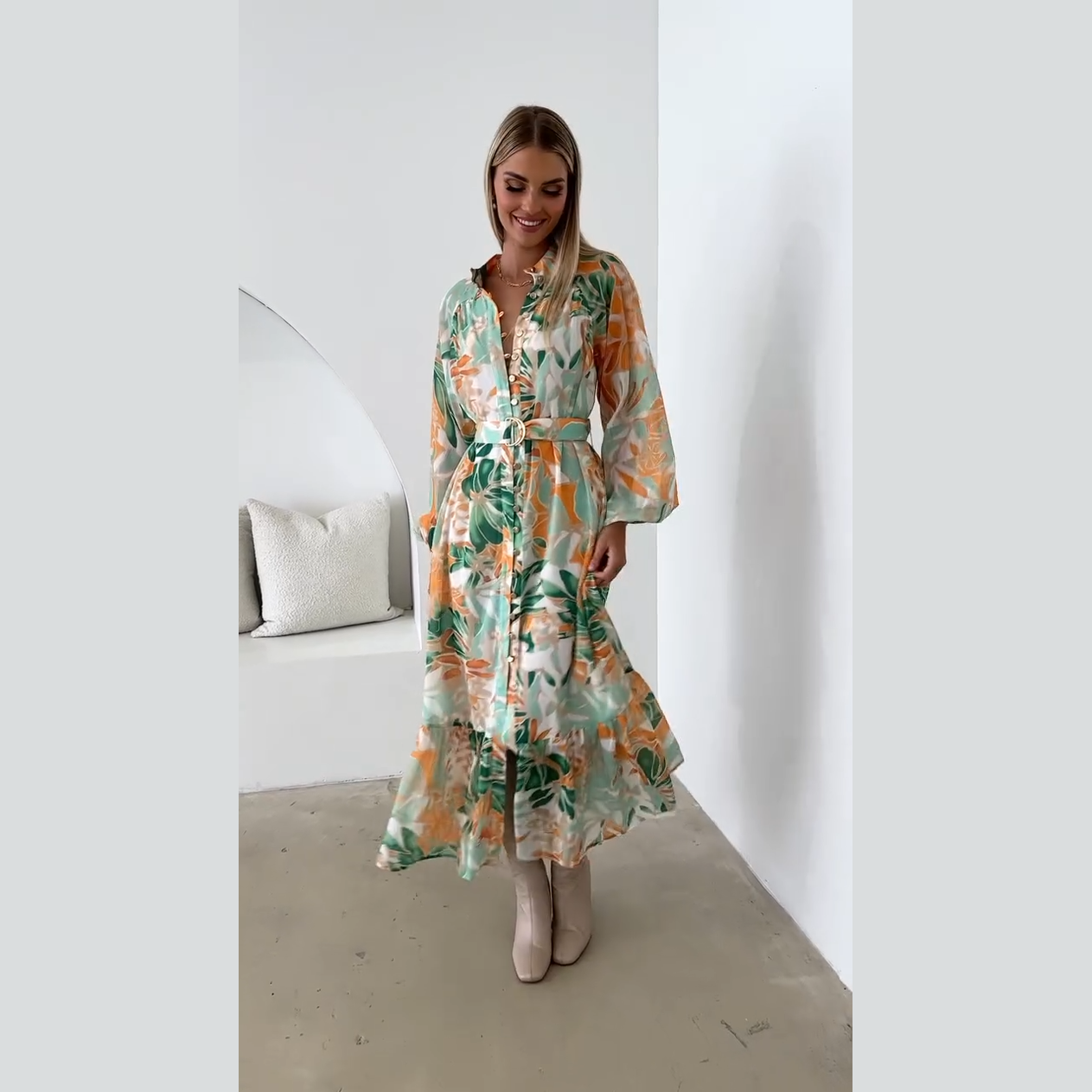 vestido camisero largo - convierte lo cotidiano en especial